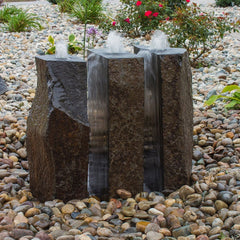 Blue Thumb Basalt Fountain Kit - Triple Split Polished 3 Piece ABBC915