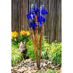 Blue Thumb Iris Flower- Complete Kit ABCF250K