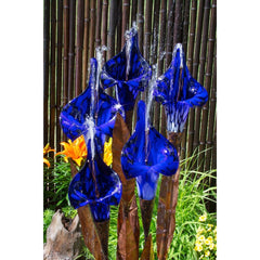 Blue Thumb Iris Flower- Complete Kit ABCF250K