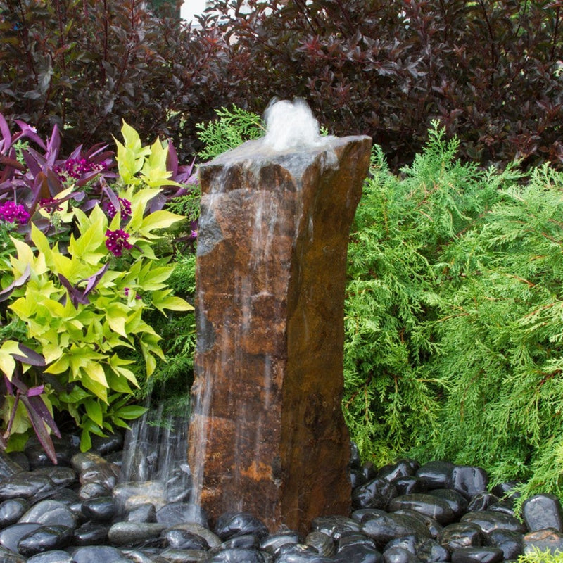 Blue Thumb Medium Rustic Basalt Fountain Kit - 24