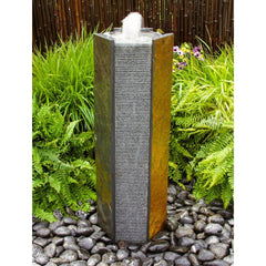 Blue Thumb Octagon Basalt Tower Fountain ABHF80