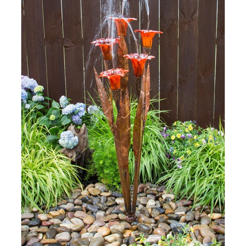 Blue Thumb Orange Trumpet Flower - Complete Kit ABCF200K