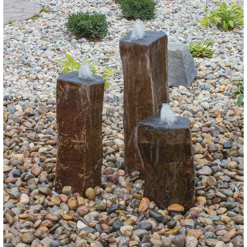 Blue Thumb Polished Top Basalt Fountain Kit ABBC200