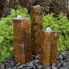 Blue Thumb Polished Top Basalt Fountain Kit ABBC200