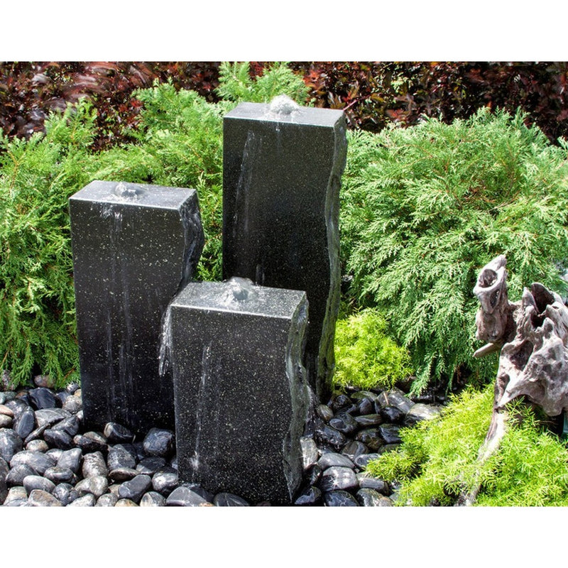 Blue Thumb Rough Black Granite Fountain ABART500