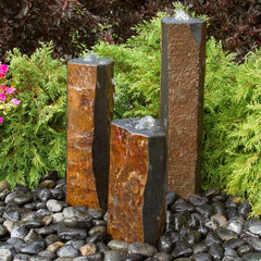 Blue Thumb Semi-Polished Basalt Fountain Kit ABBC300