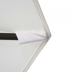 California Umbrella Bayside Series 9 ft Residential Cantilever Patio Umbrella - Durable Aluminum Construction with Crank Lift BA908
