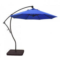 California Umbrella Bayside Series 9 ft Residential Cantilever Patio Umbrella - Durable Aluminum Construction with Crank Lift BA908