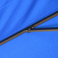 California Umbrella Cali Series 10 ft Square Patio Umbrella - Residential Grade with Side Tilt and Crank Lift CALI338