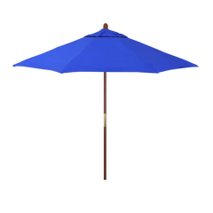 California Umbrella Grove Series 9 FT Commercial Grade Patio Umbrella Hardwood Pole with Push Lift MARE908