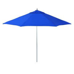 California Umbrella Rodeo Series 11 FT Commercial Patio Umbrella: Lightweight Aluminum Construction With Pulley Lift AAT118A