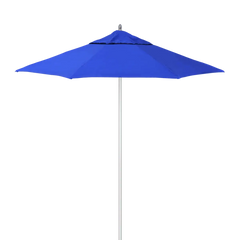California Umbrella Rodeo Series 7.5 FT Round Commercial Patio Umbrella – Lightweight Aluminum Pole With Pulley Lift AAT758A