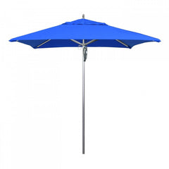 California Umbrella Rodeo Series 7.5 FT Square Commercial Patio Umbrella: Durable Aluminum Construction With Pulley Lift AAT75754A