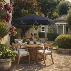 California Umbrella Shade Legacy Series 8 FT Classy Patio Umbrella – Residential Grade with Aluminum Crank Lift and Tilt SMCF852