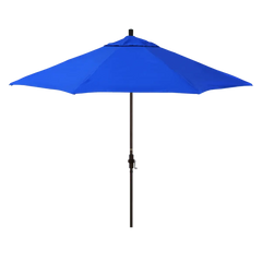 California Umbrella Sun Master Series 11 FT Patio Umbrella – Large Residential Shade with Collar Tilt And Crank Lift GSCUF118