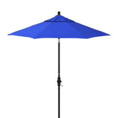 California Umbrella Sun Master Series 7.5 ft Patio Umbrella - Residential Grade with Collar Tilt and Crank Lift GSCUF758