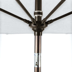 California Umbrella Sun Master Series 9 Ft Patio Umbrella – Stylish Collar Tilt with Crank Lift for Easy Use GSCUF908