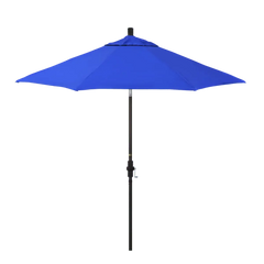 California Umbrella Sun Master Series 9 Ft Patio Umbrella – Stylish Collar Tilt with Crank Lift for Easy Use GSCUF908
