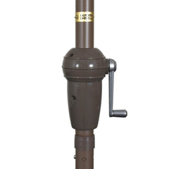 California Umbrella Sunset Series 11 ft Patio Umbrella - Residential Grade with Auto Tilt and Crank Lift SDAU118