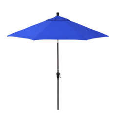 California Umbrella Sunset Series 9 Ft Aluminum Patio Umbrella – Residential Grade with Auto Tilt and Crank Lift SDAU908