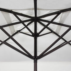 California Umbrella Tahoe Series Large 11 ft Rectangle Patio Umbrella - Residential Grade with Crank Lift GS1188