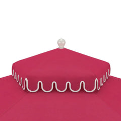 California Umbrella Terrace Series 9 FT Limited Edition Malibu Point Scallop Cut Dream House Edition Patio Umbrella LUNA906B174DT-5426-MPS-BND503016