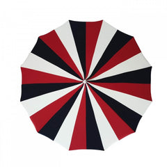 California Umbrella Tri-Color Pagoda Series 8.5 ft Residential Patio Umbrella - Patriotic Red, White, and Blue Pagoda Cut SMPT852174PD-5404-5439-5403-3AL-BND503016