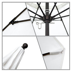 California Umbrella Venture Series 7.5 FT Commercial Patio Umbrella: Robust Aluminum Frame With Push Lift and Fiberglass Ribs ALTO758
