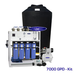 Crystal Quest Commercial Mid-Flow Reverse Osmosis System (500-7000 GPD) CQE-CO-02024C