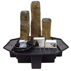 EasyPro 3 Dome Top Basalt Column kit - 20", 27" and 35" w/ 48" basin, 1000gph pump & light rings HRD3CSL
