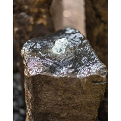 EasyPro 3 Natural Top Basalt Column kit - 20", 27" and 35" w/ 48" basin, 1000gph pump & light rings HBS3CSL