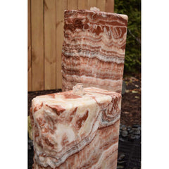 EasyPro Phoenix Fountain Column Kit - 18", 24" and 30" w/ 48" basin, 1000gph pump, plumbing and light rings HDS310KL