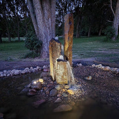 EasyPro Three Piece Large Basalts - One each 3', 5' and 7' HBR3PKN Basalt Fountain Kit