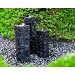 EasyPro Tranquil Décor - Textured Midnight Basalt Fountain Kit - 20", 27", 35" HBEB3CK