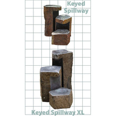 EasyPro Tranquil Décor - Tiered Basalt Fountain Trio Kit - 8", 20" & 27" HBKL3K