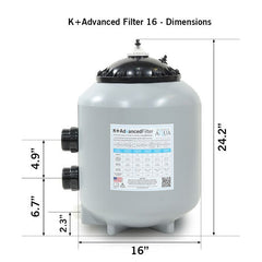 Evolution Aqua K+ Presure Filter PFKE40015M25US Pressure Filters