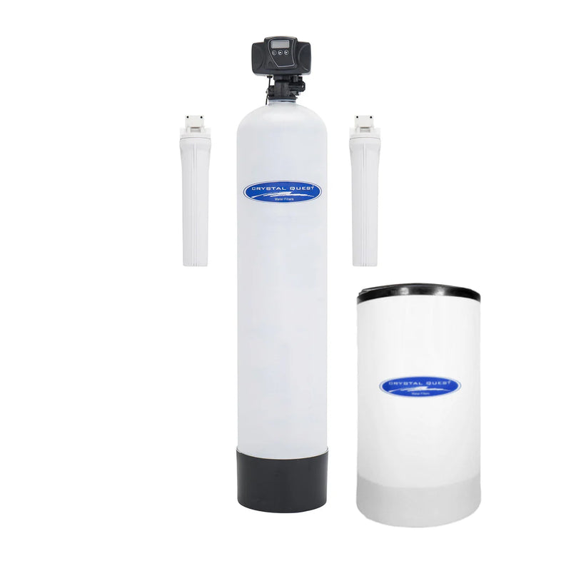 Crystal Quest Whole House Water Softener with Pre/Post Filtration CQE-WH-01123