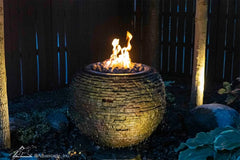 Aquascape Fire and Water Stacked Slate Sphere Medium 58093