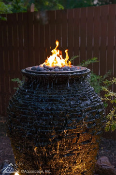 Aquascape Fire and Water Stacked Slate Urn – Large 58114