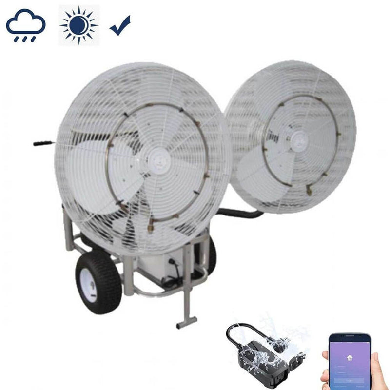 Mistcooling Double Fan Portable Misting System MC32100