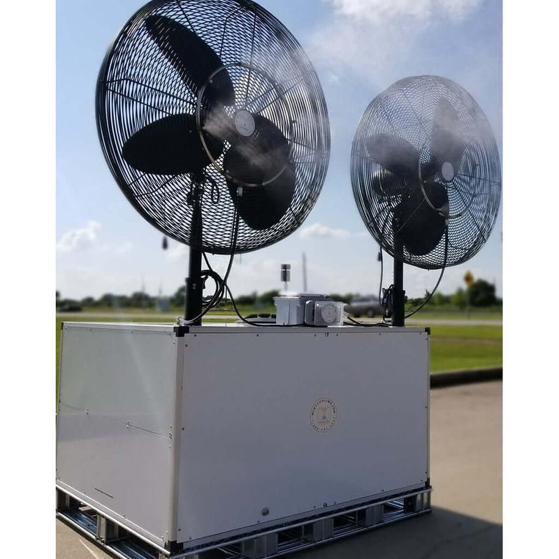 Mistcooling Industrial Portable Misting Fan System with 100 Gallon Tank MC36095