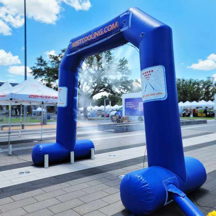 Mistcooling Inflatable Misting Arc - Misting System for Outdoor Events MC31180