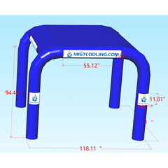 Mistcooling Inflatable Misting Station | Inflatable Misting Tent MC31160