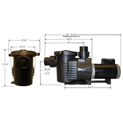 Performance Pro AP1/3 - 73 Artesian Pro Low RPM Pump AP1/3 - 73 - C AP1/3 - 73 Artesian Pro Low RPM Pump